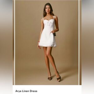 Reformation White Mini Dress